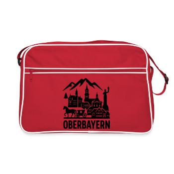 Upper Bavaria Bavarian - Retro Bag - red/white - Front