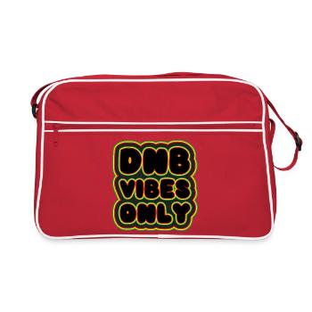 DNB Vibes Only Neon - Retro Bag - red/white - Front