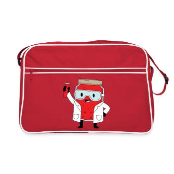 Lab Hero Jam Bottle Cartoon - Retro Bag - red/white - Front