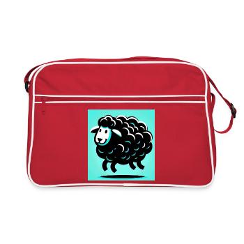 Black Sheep - Retro Bag - red/white - Front