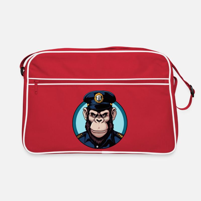 Policeman Monkey Retro Bag