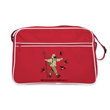 Pilgrim, Love one another - Retro Bag - red/white - Front