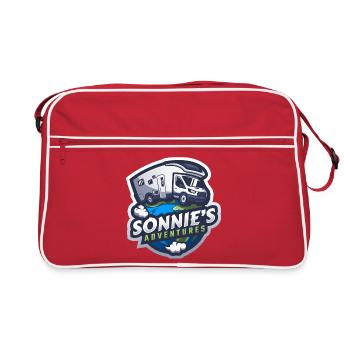 Sonnie's Adventures Merch - Retro Bag - red/white - Front