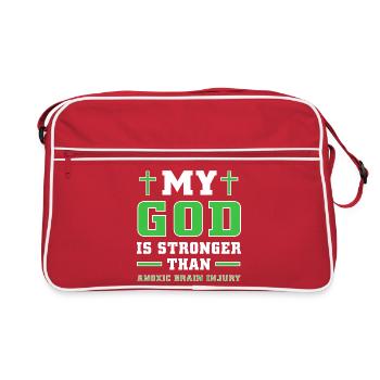 Stroke Brain Injury - Retro Bag - red/white - Front
