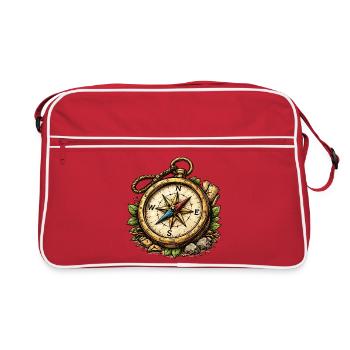 Compass Adventure - Retro Bag - red/white - Front