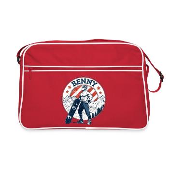 Benny, look vintage - Sac Retro - rouge/blanc - Devant