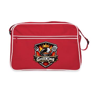 GrillKing Flame Shield - Retro Bag - red/white - Front