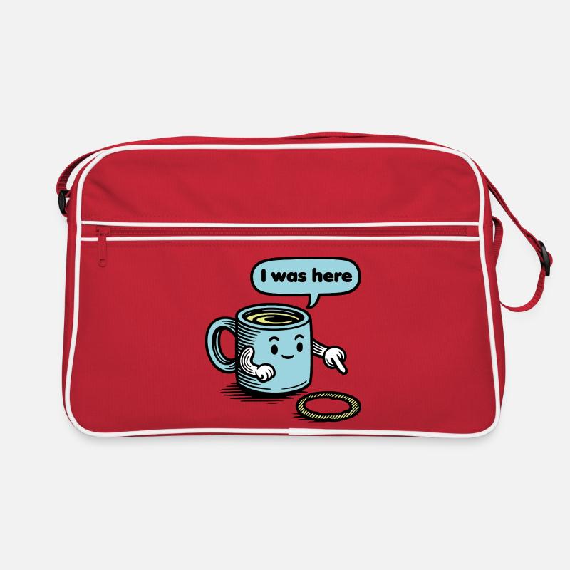 Lusitger Kaffee Spruch Retro Tasche