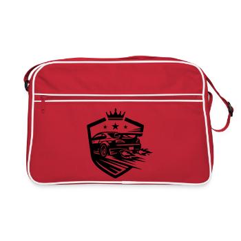 Car Racing Car - Retro Bag - red/white - Front
