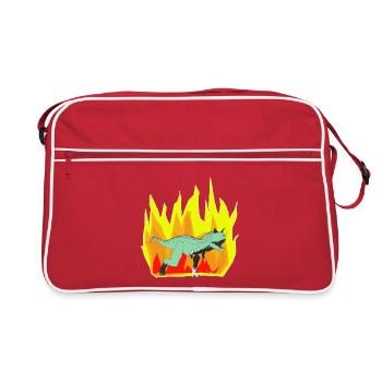 Dinopower - Super Carnotaur - Retro Bag - red/white - Front