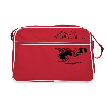 against Nazis - Retro Bag - red/white - Front