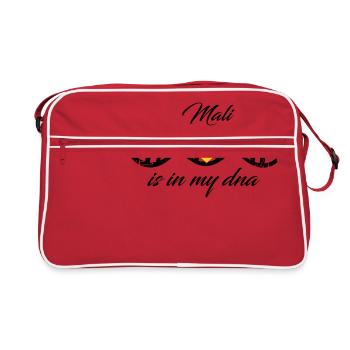 love my dns dna land country Mali - Sac Retro - rouge/blanc - Devant