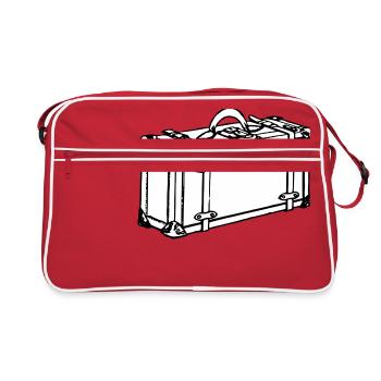 sac à dos valise sac à dos porte-documents121 - Sac Retro - rouge/blanc - Devant