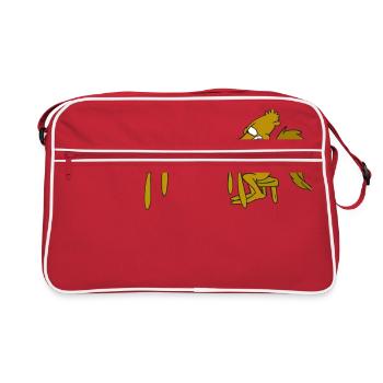 le fourmilier - Sac Retro - rouge/blanc - Devant