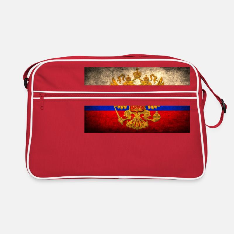 Russian Flag Retro Tasche