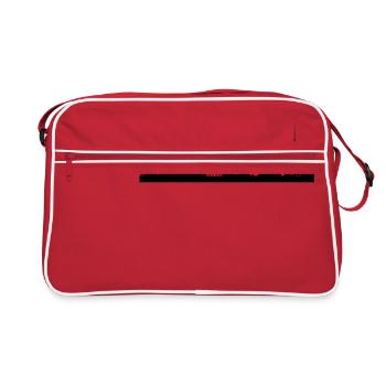 Skyline Berlin Noir - Sac Retro - rouge/blanc - Devant