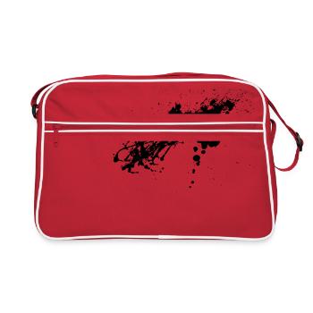 Splatter 2 - Sac Retro - rouge/blanc - Devant