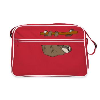 sloth - Retro Bag - red/white - Front