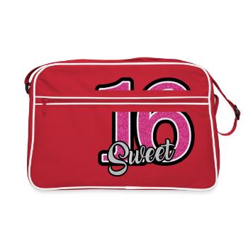 Doux 16 - Sac Retro - rouge/blanc - Devant
