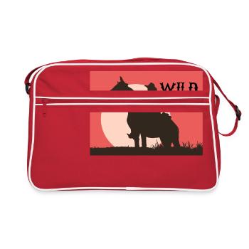 Wild West - Retro Bag - red/white - Front