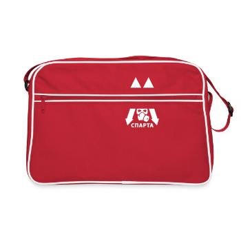 Sparta LOGO - Retro Tasche - Rot/Weiß - Vorne