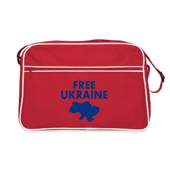 Free ukraine - Retro Bag - red/white - Front