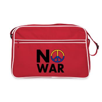 No war - Sac Retro - rouge/blanc - Devant