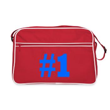#1 - Sac Retro - rouge/blanc - Devant
