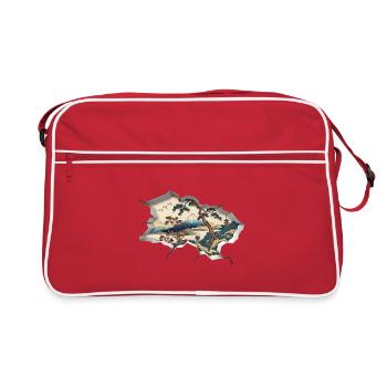 japanese art - Sac Retro - rouge/blanc - Devant