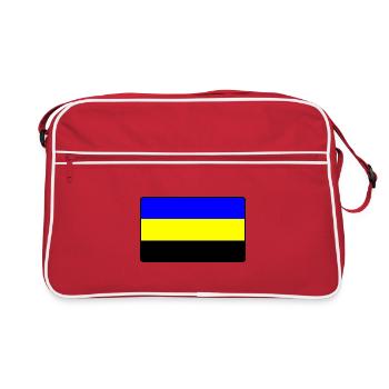 Drapeau de la province Geldersevlag Gelderland - Sac Retro - rouge/blanc - Devant