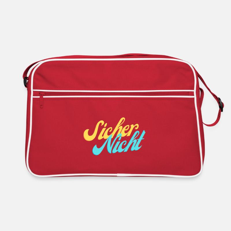 Sicher Nicht. Retro Tasche