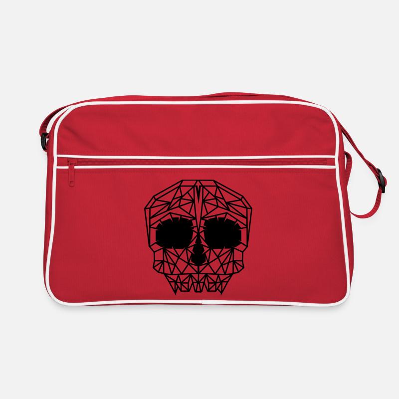 Une grille de crâne Sac Retro
