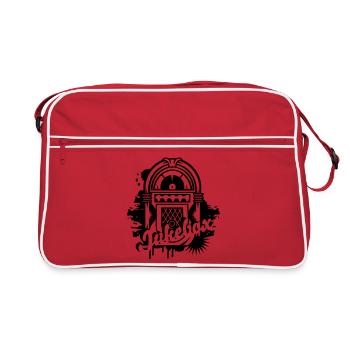Un graffiti jukebox - Sac Retro - rouge/blanc - Devant