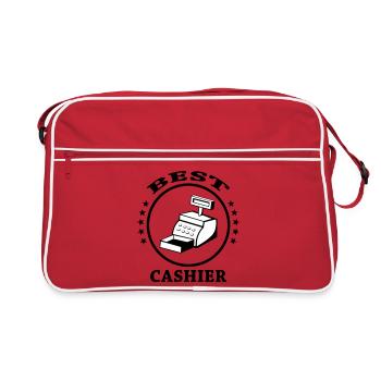 Best Cashier - Sac Retro - rouge/blanc - Devant