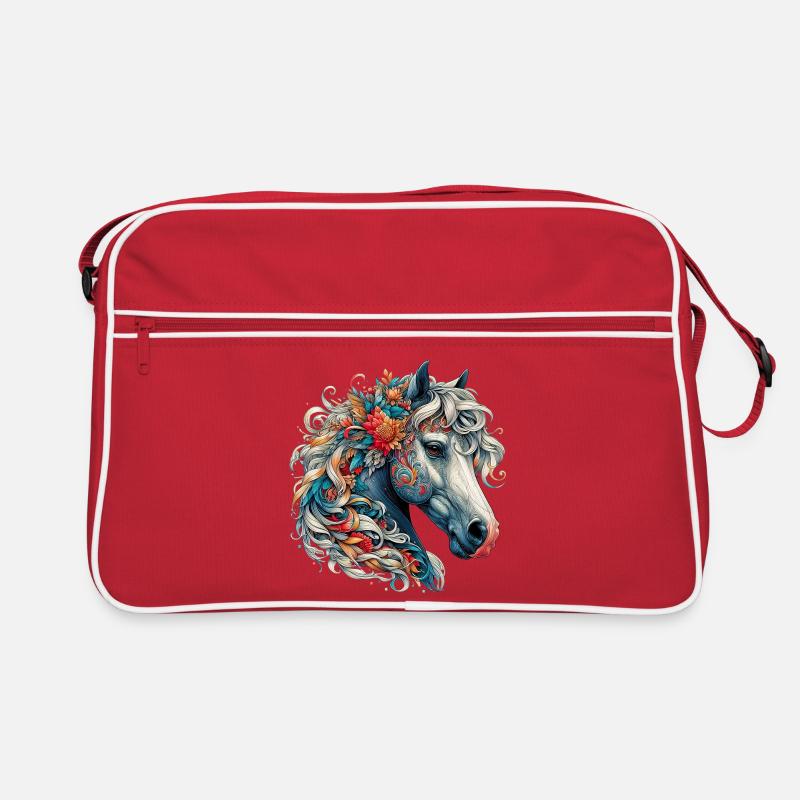 Pferd Retro Tasche