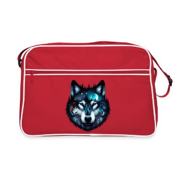 Loup - Sac Retro - rouge/blanc - Devant