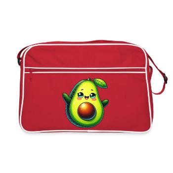 Avocat - Sac Retro - rouge/blanc - Devant