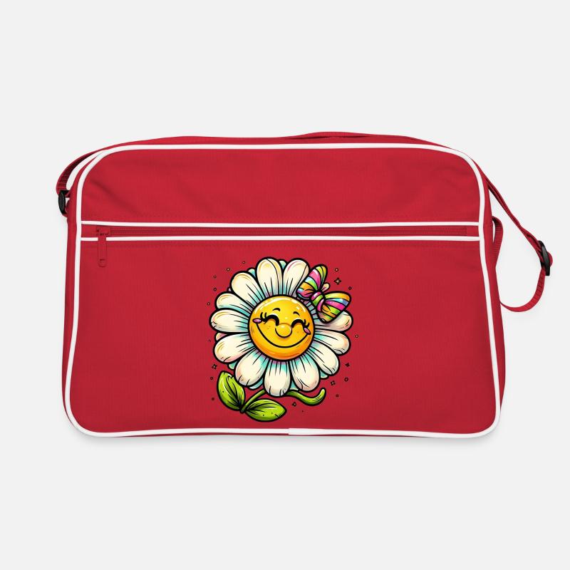 Gänseblümchen Retro Tasche