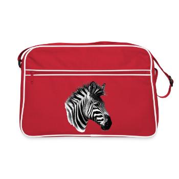 Zebra - Retro Bag - red/white - Front