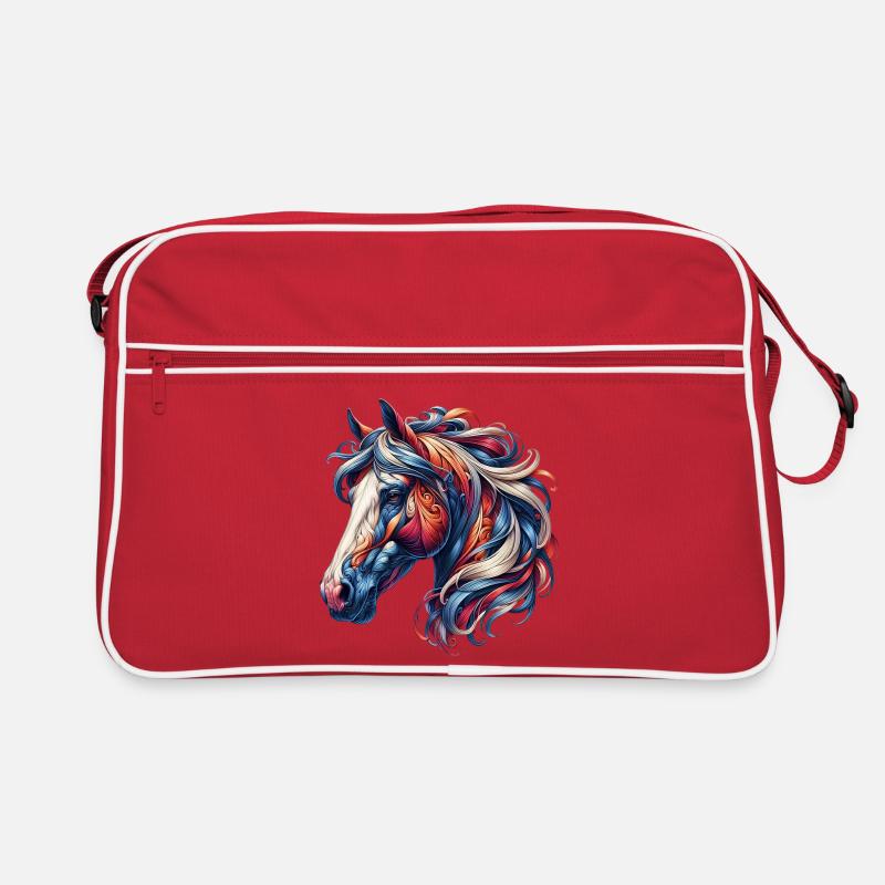 Pferd Retro Tasche