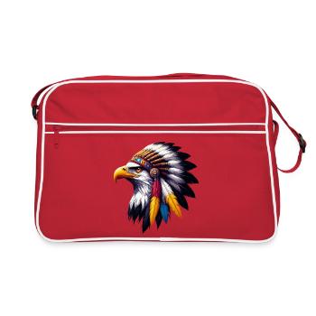 American Indian Eagle American Red Skins - Retro Bag - red/white - Front