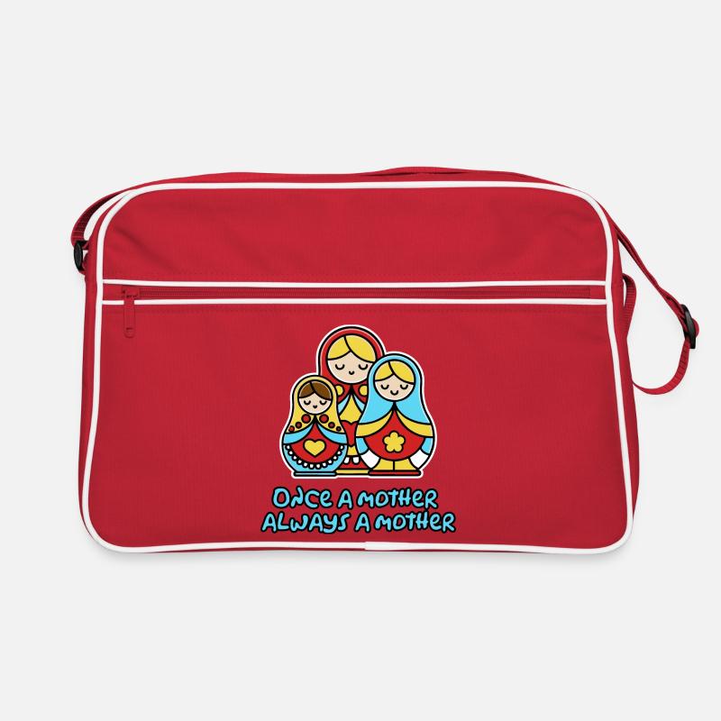 Einmal Mutter, immer Mutter Retro Tasche