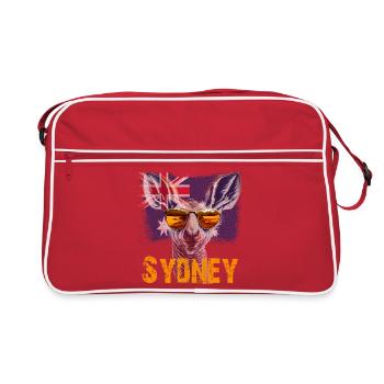 Syndney Roo - Sac Retro - rouge/blanc - Devant