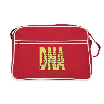 DNA - Retro Tasche - Rot/Weiß - Vorne