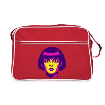 Hypno Beauté Années 60 - Sac Retro - rouge/blanc - Devant
