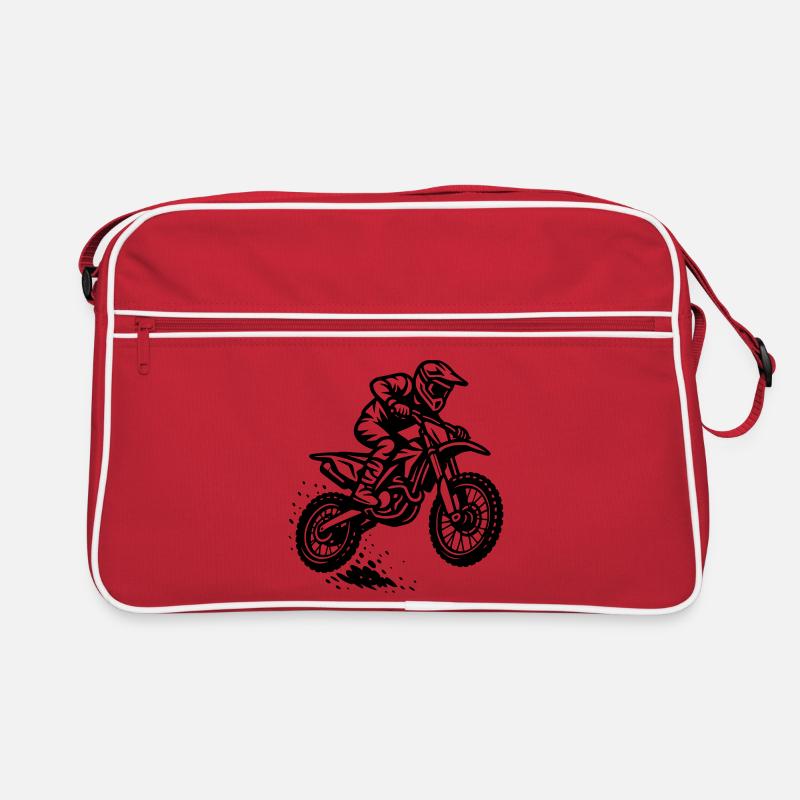 Motocross Design Retro Tasche