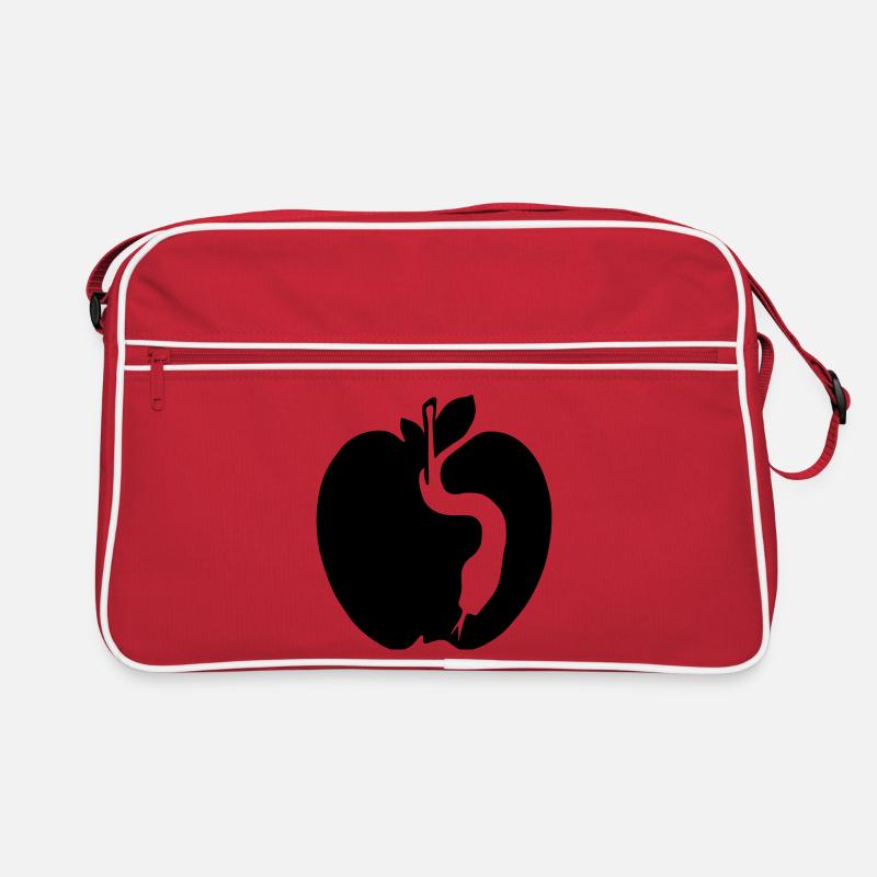 Schlange & Apfel Retro Tasche