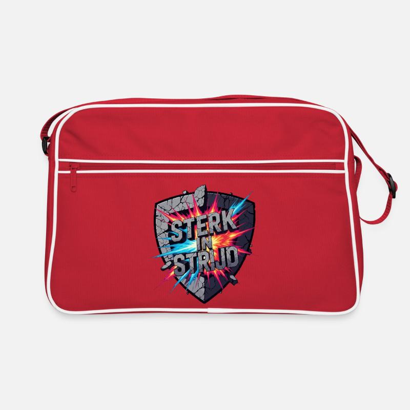 Stark im Kampf Retro Tasche