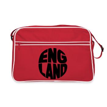 Typographie de l’Angleterre - Sac Retro - rouge/blanc - Devant