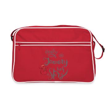 January - Retro Bag - red/white - Front